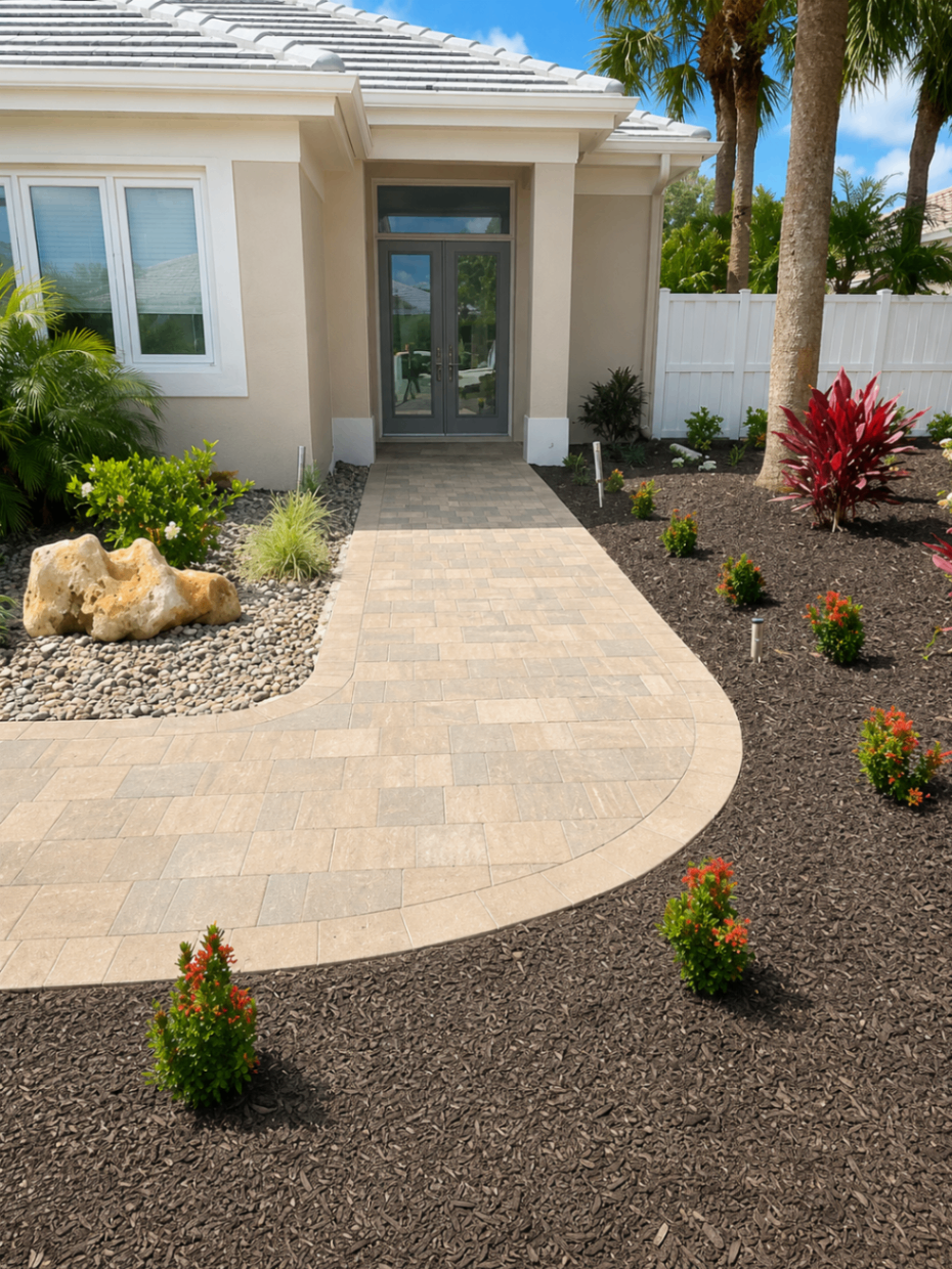 Front entry walkway