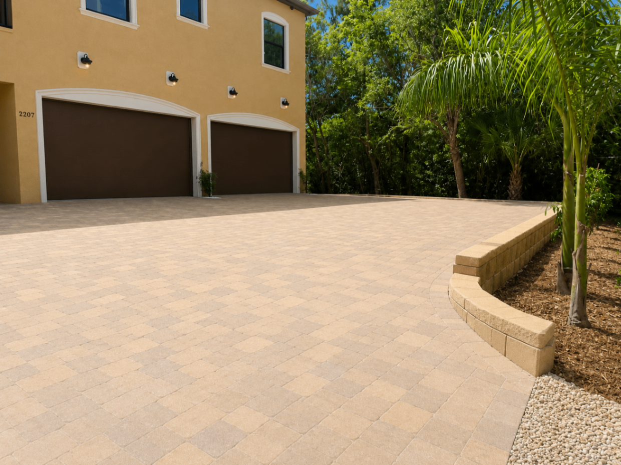 Large-format driveway project